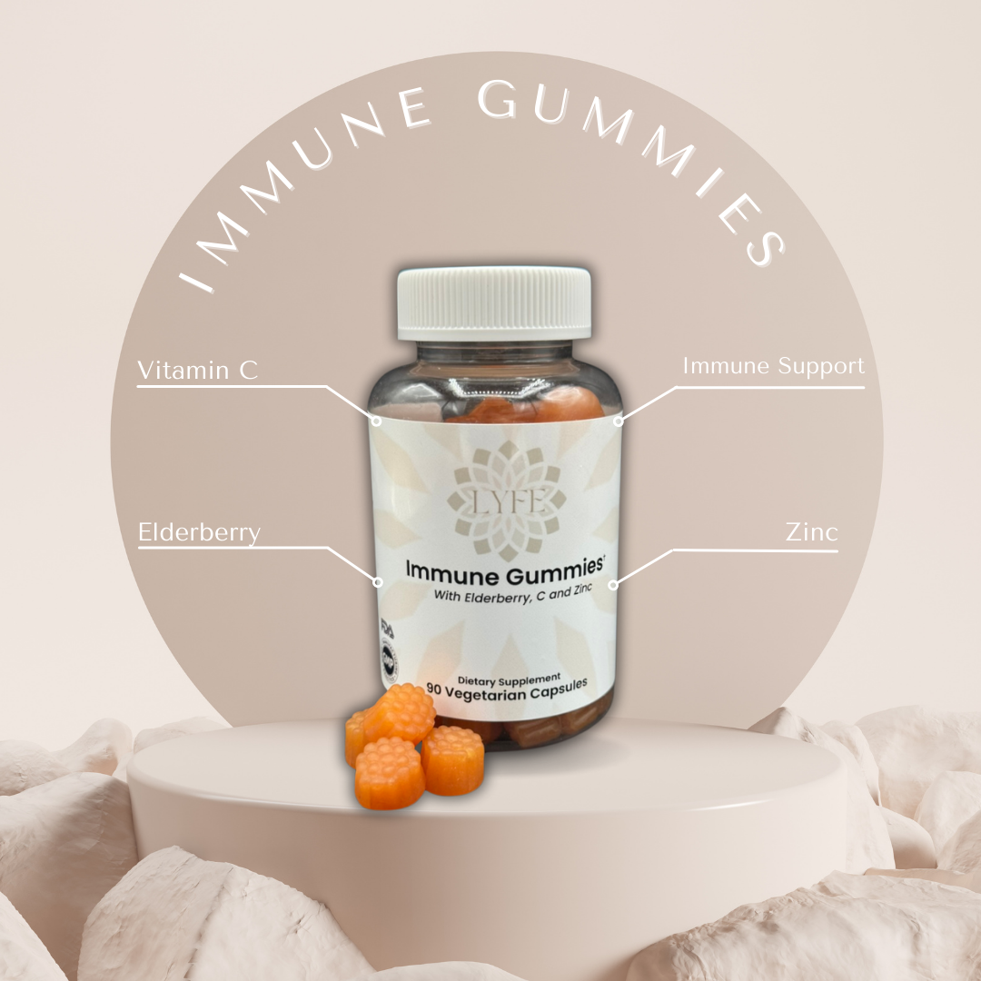 Immune Gummies (With Elderberry, C, Zinc)