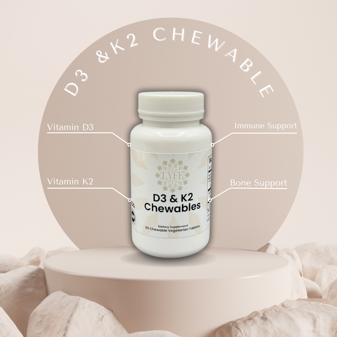 Vitamin D3 & K2 (Chewable)