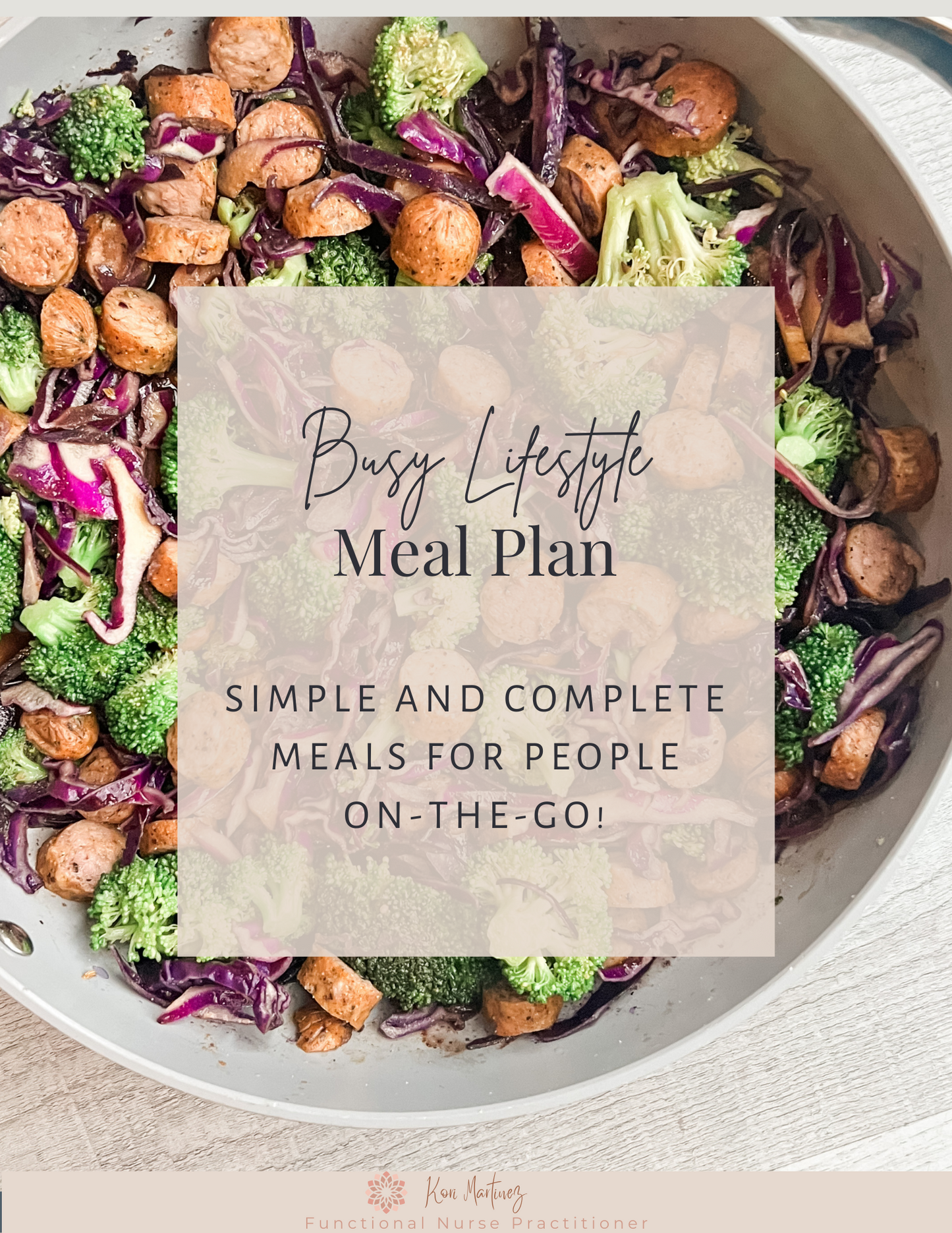 Busy Lifestyle Meal Plan and Recipe Bundle